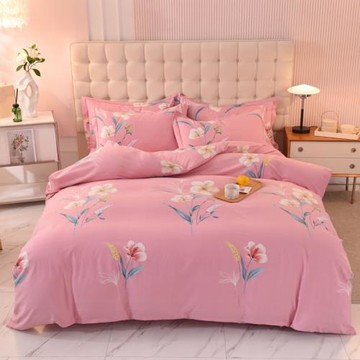 高級感純棉全棉四件套2024新款100%棉高端優質床上用品床單被套罩