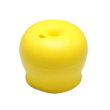 Haakaa萬用防溢漏吸管杯套 攜帶方便 一體成型 簡單清潔  香蕉黃  1個