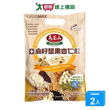 馬玉山亞麻籽堅果杏仁飲28G*12【兩入組】【愛買】