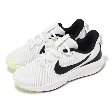 [ACS] Nike 慢跑鞋 Star Runner 4 NN PS 中童 白 黑 小朋友 緩衝 運動鞋 DX7614-102