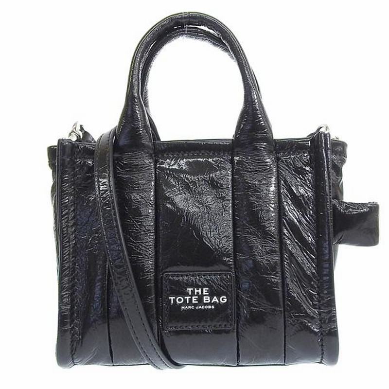 MARC JACOBS スモールトートバッグ シャイニークリンクル 2Way