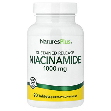 NaturesPlus, 緩釋煙醯胺，1,000 毫克，90 片