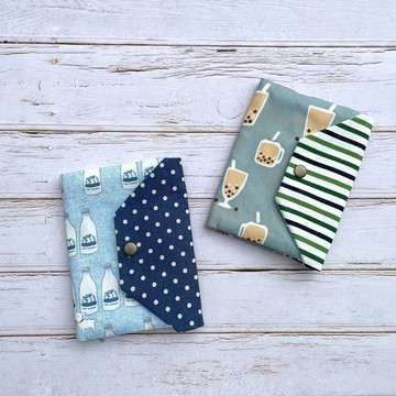 【純手作】羊奶/珍珠奶茶 護照套 布書衣 書套