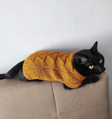 貓毛衣 貓毛衣 手工針織寵物服裝 貓裝 貓毛衣