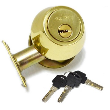 6365高級輔助鎖10110f 金色輔助鎖 補助鎖 門鎖 卡巴鎖匙