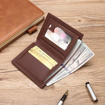 ✈速出貨🔥2025新款錢包男士短款精緻皮夾子豎款商務高顏值潮超薄簡約錢夾MZV