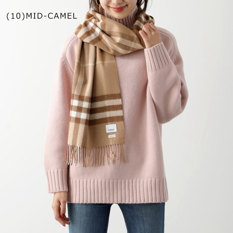 BURBERRY バーバリー マフラー GIANT CHECK CASHMERE SCARF レディース 