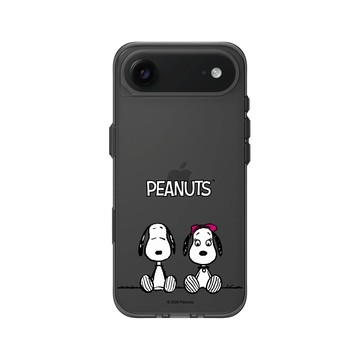 iPhone Air Clear (相機按鈕) 酷墨灰 - 史努比 Snoopy - With Belle