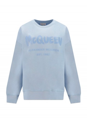 Alexander Mc Queen - Sweatshirt - Womens - Blue