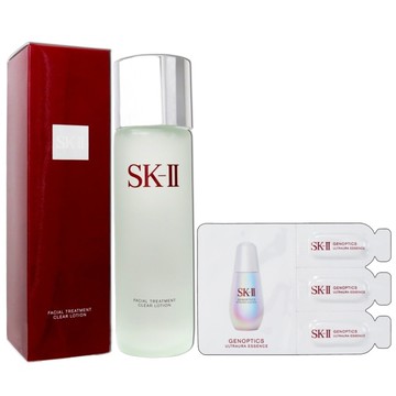 SK-II 亮采化妝水230ml(航空版)(贈光蘊臻采煥亮精華 0.7mlx3)
