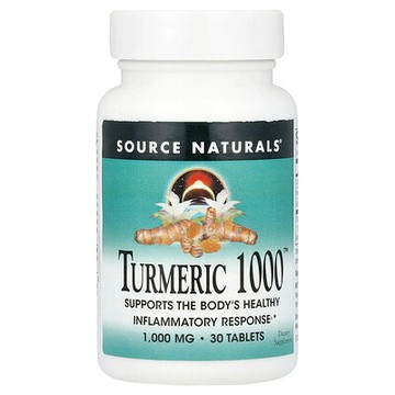 Source Naturals, 姜黃 1000™，1000 毫克，30 片
