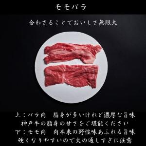 ふるさと納税 神戸牛 すき焼き用 モモ バラ 計800g 400g×2パック すき焼き モモ肉 バラ肉 お肉 牛肉 和牛 すき焼き肉 すきやき 肉 しゃぶし.. 兵庫県加西市