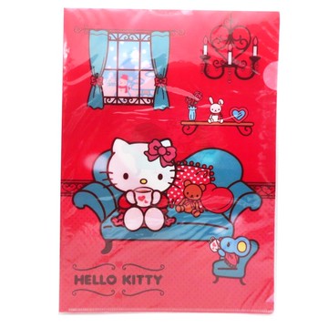asdfkitty*KITTY下午茶A4資料夾/文件夾/L夾/檔案夾-日本正版商品