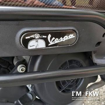 反光屋FKW VESPA 偉士牌 LX Sprint GTS300 Primavera 橢圓形反光片 3M背膠 防水耐曬