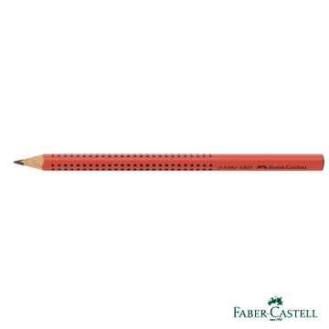 Faber-Castell 紅色系 JUMBO學齡前孩童專用大三角粗芯鉛筆(紅)