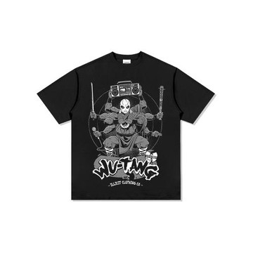 Wu-Tang Clan武當派WUTANG印花短袖T恤 寬松街頭HIPHOP饒舌說唱