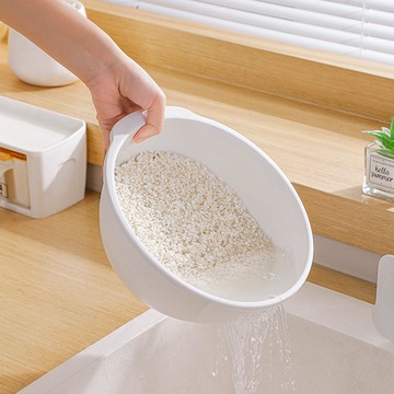 斜底省力瀝水洗米盆/洗菜籃/蔬果洗滌濾水盆 單一規格