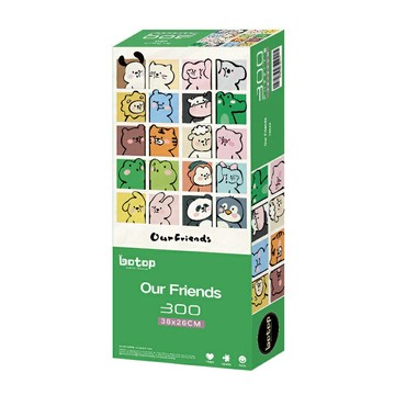 botop - 貼貼 300片 正版拼圖 黑卡閃光工藝 13044