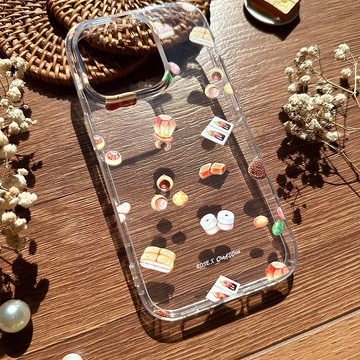 聯名 Rose療癒美食插畫 台灣復古零食 防摔手機殼 ROAC02