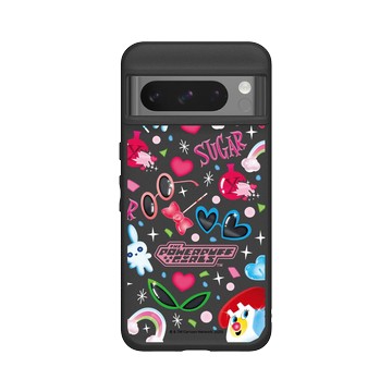 Pixel 8 Pro SolidSuit 黑 - The Powerpuff Girls 飛天小女警 - 甜心