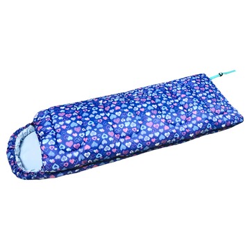 野放 標準款睡袋 210cm*70cm 建議溫度10°C~20°C  愛心印花  1個