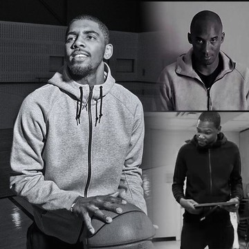 春秋科比杜蘭特歐文連帽衛衣男長袖拉鏈籃球運動棉薄庫里開衫外套