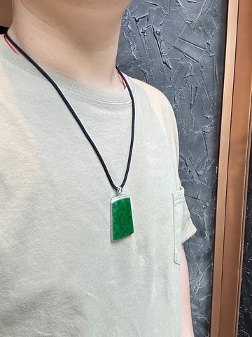 油畫 | 綠花平安無事牌