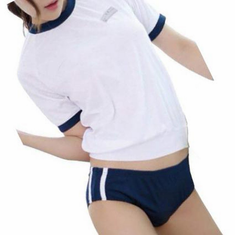 shirobird コスプレ 体操服 ブルマ 上下セット 胸元名札付