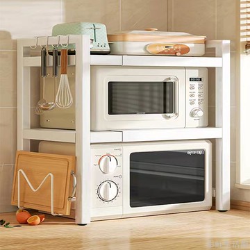 微波爐架廚房置物架家用桌面臺面多層收納架加粗鍋烤箱落地儲物架