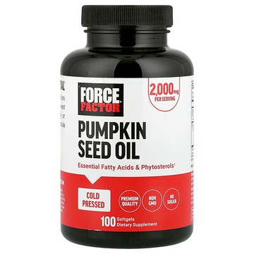 Force Factor, 南瓜籽油軟膠囊，100 粒