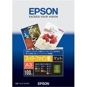 (業務用30セット) エプソン EPSON スーパーファイン紙 KA3100SFR A3 100枚