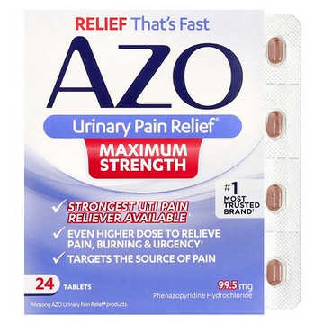 AZO, 緩解尿痛®，特強型，99.5 毫克，24 片