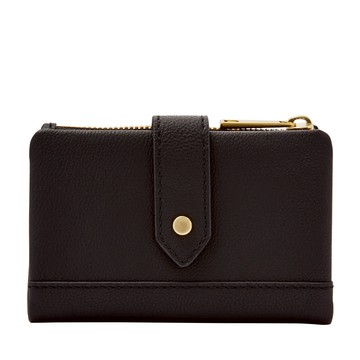 Lainie 含零錢匣扣帶短夾-黑色 SWL2061001