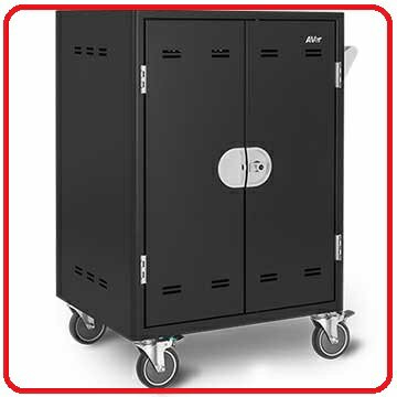 圓展 AVER X42i 平板&筆電充電車 可充電、儲存及保護高達 42 台的各品牌電腦