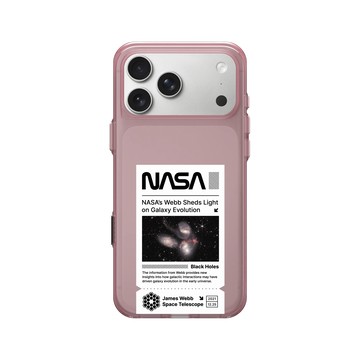 iPhone 17 Pro Max Clear (相機按鈕) 晶醺玫 - NASA - NASA's Space Telescope - Stephan's Quintet