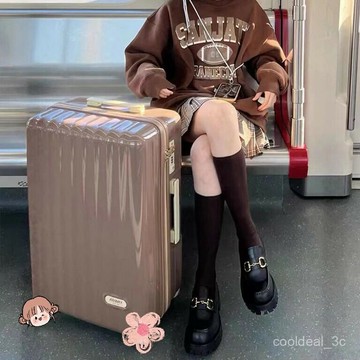 20吋22吋24吋26吋283032吋行李箱亮麵女日係旅行箱靜音萬嚮輪拉桿箱大容量男20寸密碼箱