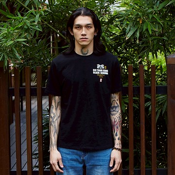 BIG TRAIN 加大鷹眼達磨竹節棉男T-O80273-88