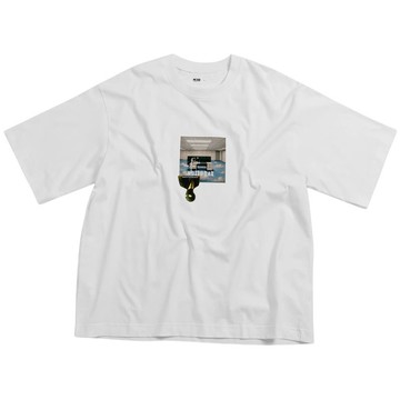 【MELSIGN】OFFICE ALIEN TEE 寬短版 短T (白色)