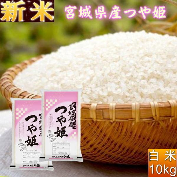 セール 新米 10kg つや姫 白米 お米 5年産 宮城県産 送料無料『令和5年宮城県産つや姫(白米5kg×2)』