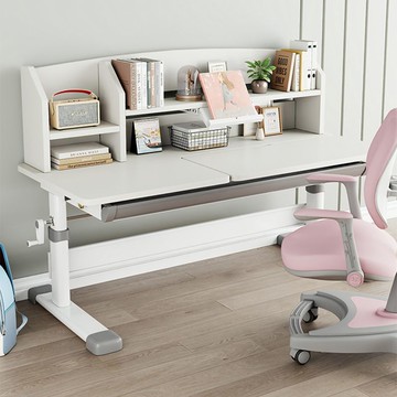 公司貨 免運 升降桌實木兒童學習桌小學生書桌可升降書桌椅套裝寫字桌家用課桌 快速發貨