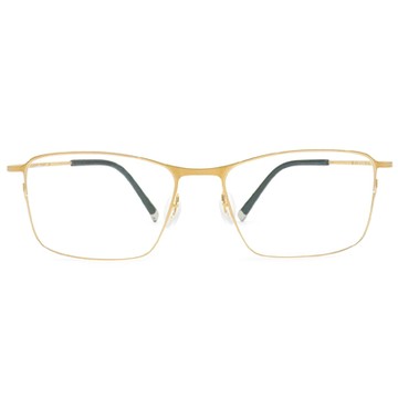 極‧舒適3.0系列 l 極彈理性長方框眼鏡 | 質感金