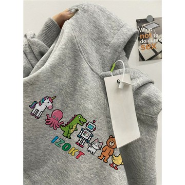 【真！隔日達！】韓國ins風連帽衛衣 美式復古帽t 加大碼寬鬆衛衣 秋冬保暖内刷毛衛衣 情侶款衛衣 學生通勤大學t