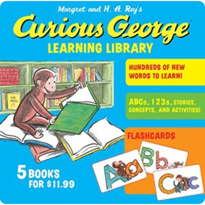 海外製絵本 知育 英語 Curious George Learning Library | LINE