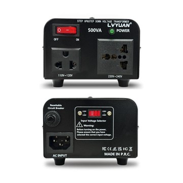 發電機/供電站 變壓 500W 萬國變壓器 220v轉110v 電源變壓器 電壓調節 轉換多國插頭 電壓調整器 165-AT35