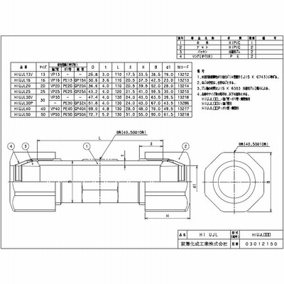 マエザワ,HIスーパー伸縮継手,耐衝撃塩ビ伸縮継手、HIスーパーユニオン