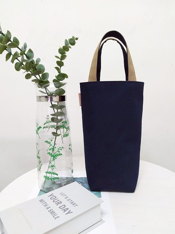 家家酒系列水壺袋/大容量水壺適用/飲料提袋/保溫瓶適用/午夜藍款