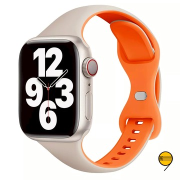 蝴蝶釦 小蠻腰 硅膠錶帶 適用於 Apple Watch 11 10 9 8 SE 錶帶 防水 42mm 46mm