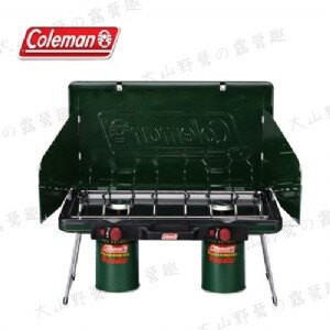 【露營趣】Coleman CM-6707 瓦斯雙口爐 瓦斯爐 高山瓦斯 雙爐 休閒爐 露營 野營