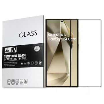 IN7 Samsung S24 Ultra (6.8吋) 高清 高透光2.5D滿版9H鋼化玻璃保護貼 疏油疏水 鋼化膜