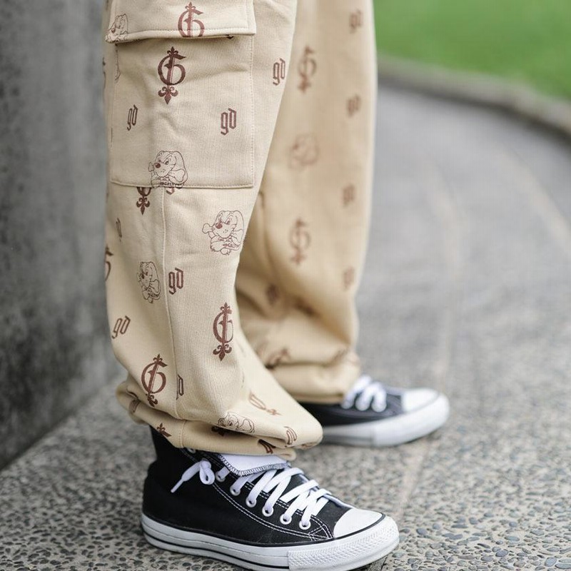 2002年春 GALFY ガルフィー セットアップ スウェット 紋紋 もんもん